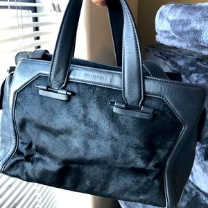 Pour la Victoire Leather/Calf Hair Bag